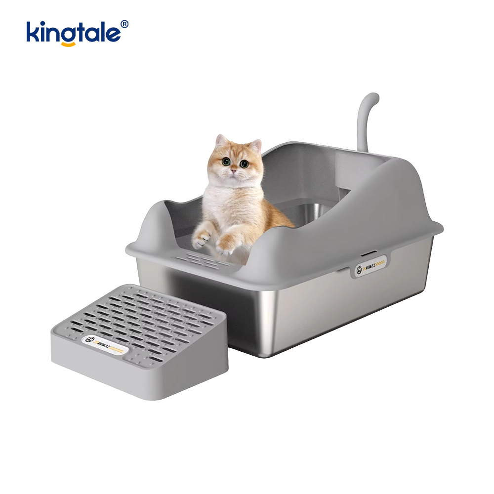 Kattenbak met anti-zandpedaal