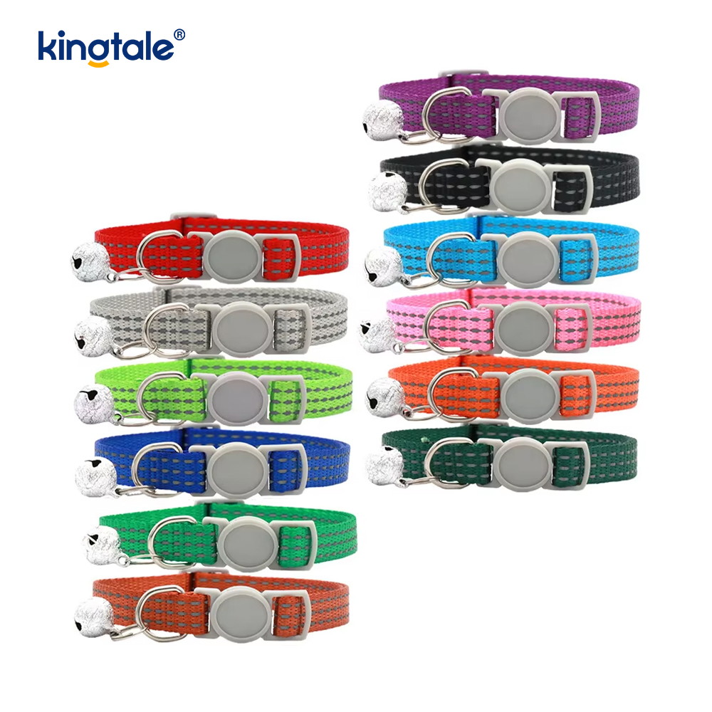 Reflecterende kattenhalsband met bel