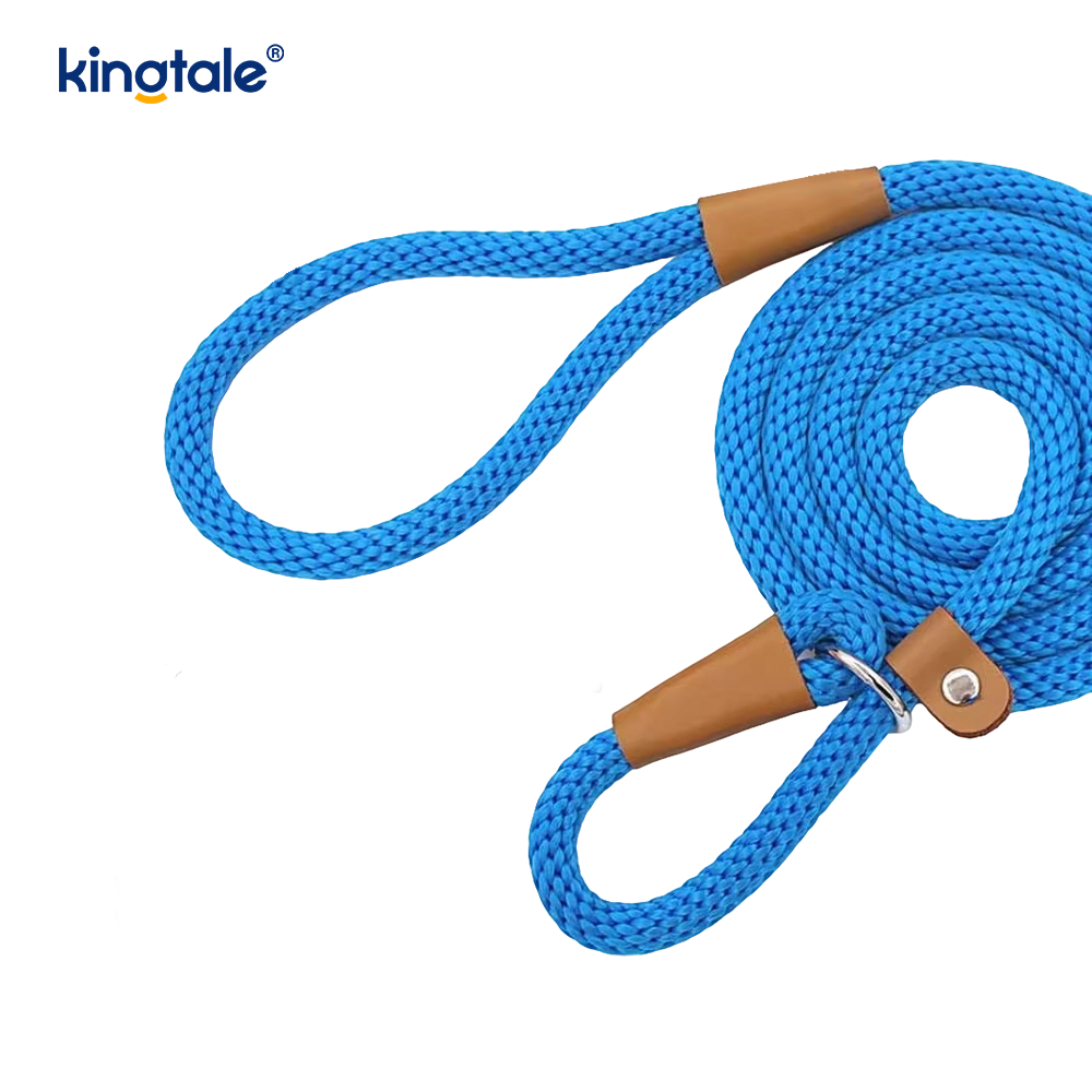Geweven nylon slip hondenriem