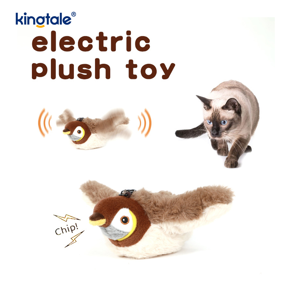 Gesimuleerde Sparrow huisdier knuffel voor alle rassen Cat Kicker Catnip Toys Sparrow