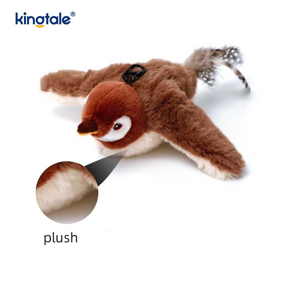 Gesimuleerde Sparrow huisdier knuffel voor alle rassen Cat Kicker Catnip Toys Sparrow