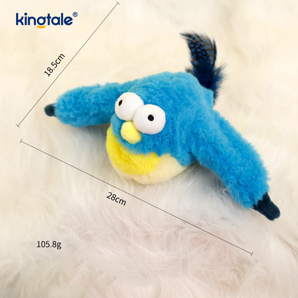 Gesimuleerde Sparrow huisdier knuffel voor alle rassen Cat Kicker Catnip Toys Sparrow