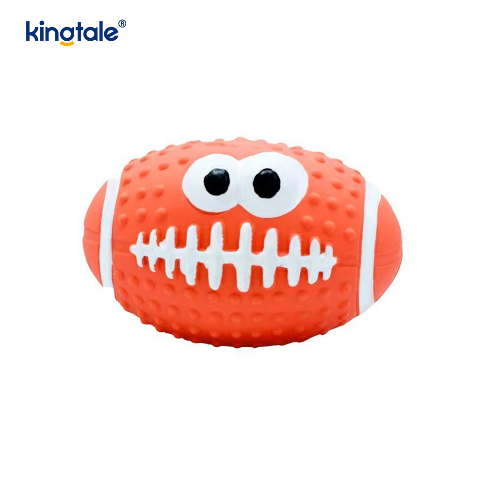 Speelgoed voor huisdieren Latex dat geluid maakt met een smileybal voor binnen en buiten