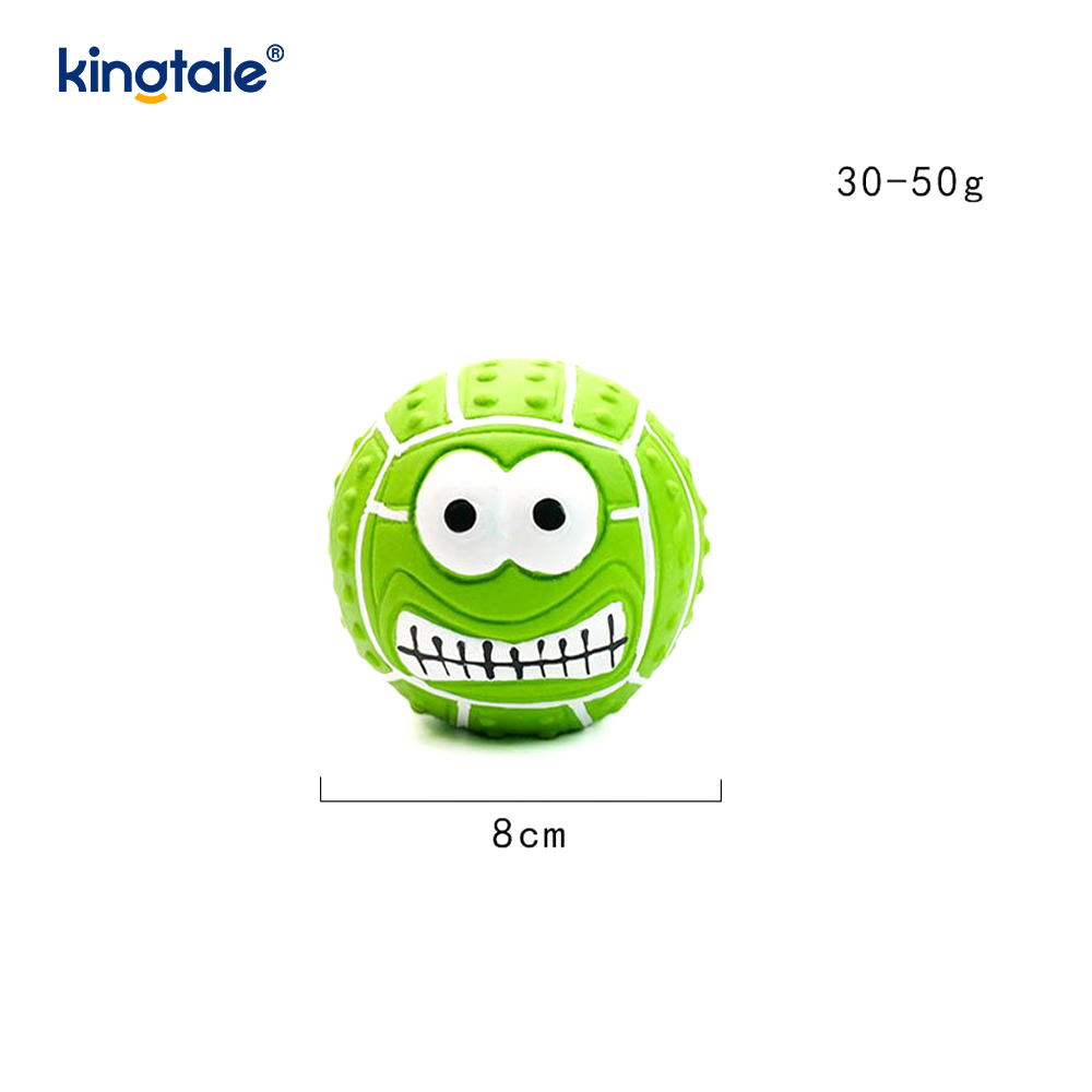 Speelgoed voor huisdieren Latex dat geluid maakt met een smileybal voor binnen en buiten