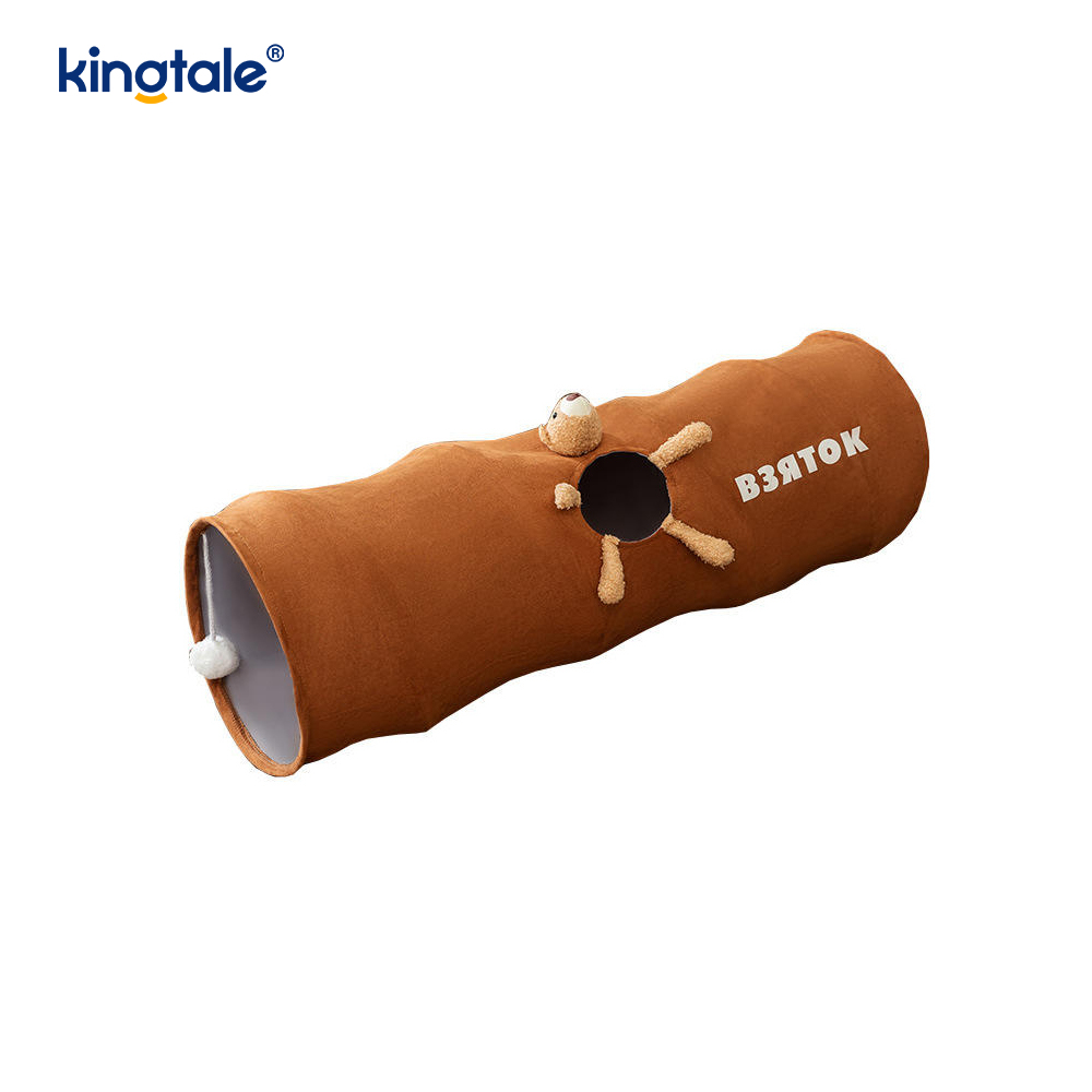 Opvouwbaar kattenspeelgoed Recht Cartoon Cat Tunnel Unny Interactief kattenspeelgoed Cadeau voor kat