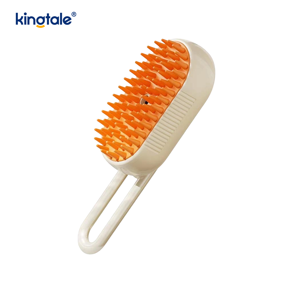 Cat Steam Brush 3 in 1 Steamy Pet Brush Siliconen Massage Hondenhaarverwijderaar Kam