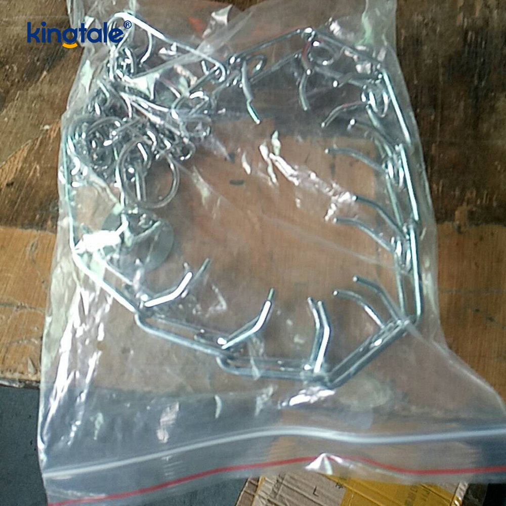 Pet Pinch Choke Halsbanden Koolstofstaal Metalen Prong Hondentrainingshalsband