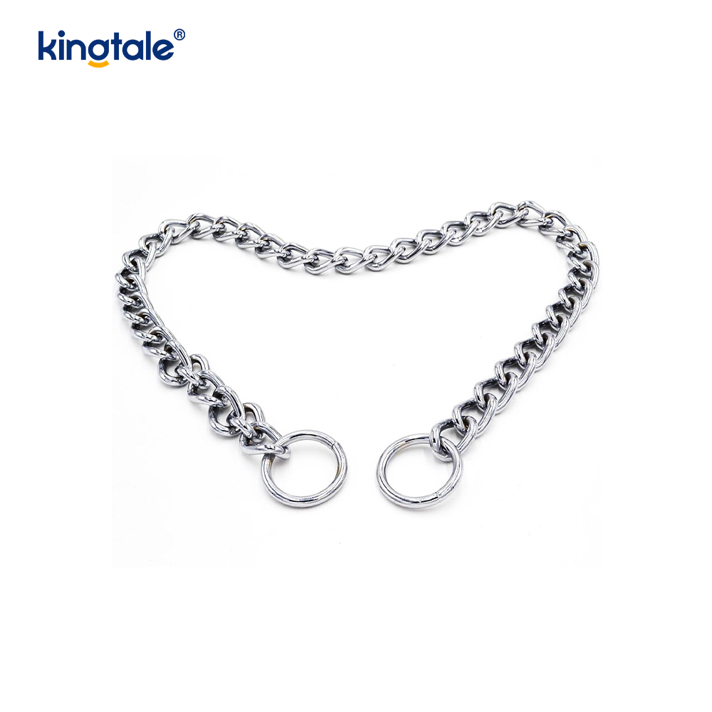 Metalen trainingshond-choke-halsband Slip P-ketting Zware ketting voor honden