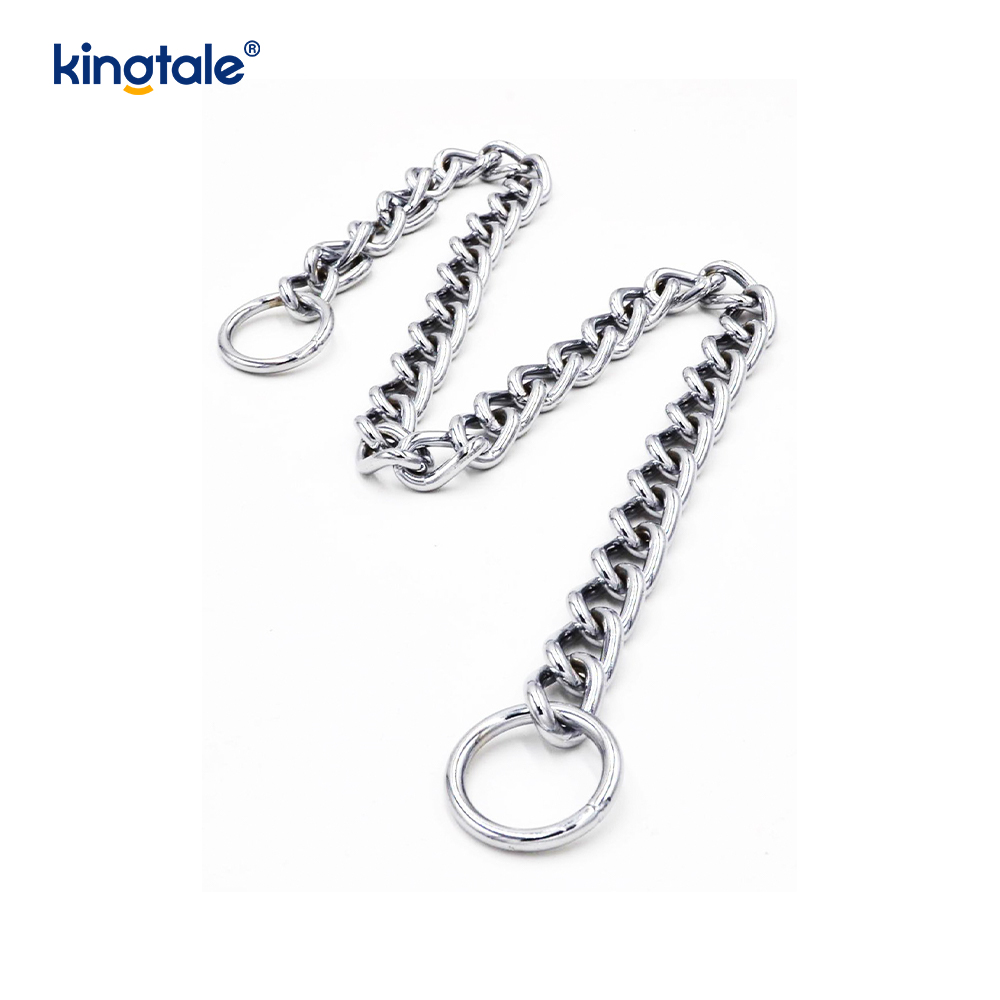 Metalen trainingshond-choke-halsband Slip P-ketting Zware ketting voor honden