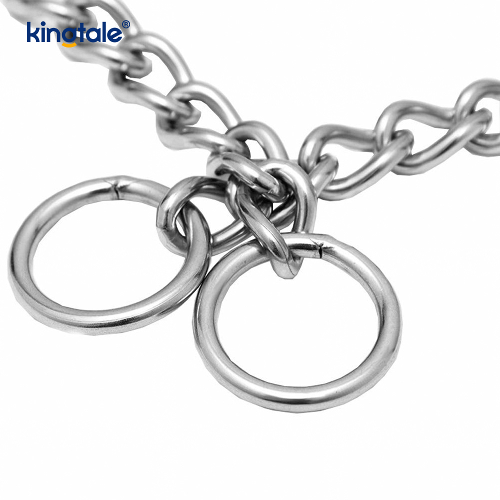 Metalen trainingshond-choke-halsband Slip P-ketting Zware ketting voor honden