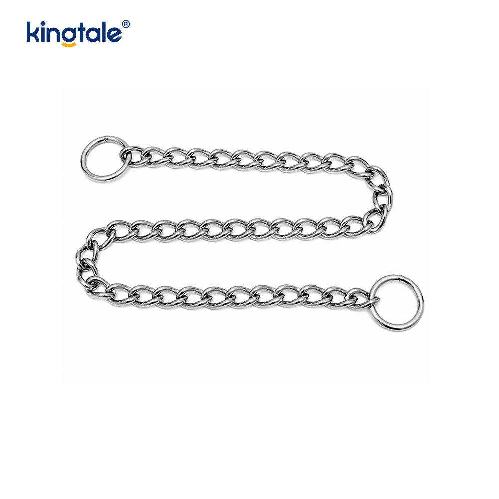 Metalen trainingshond-choke-halsband Slip P-ketting Zware ketting voor honden
