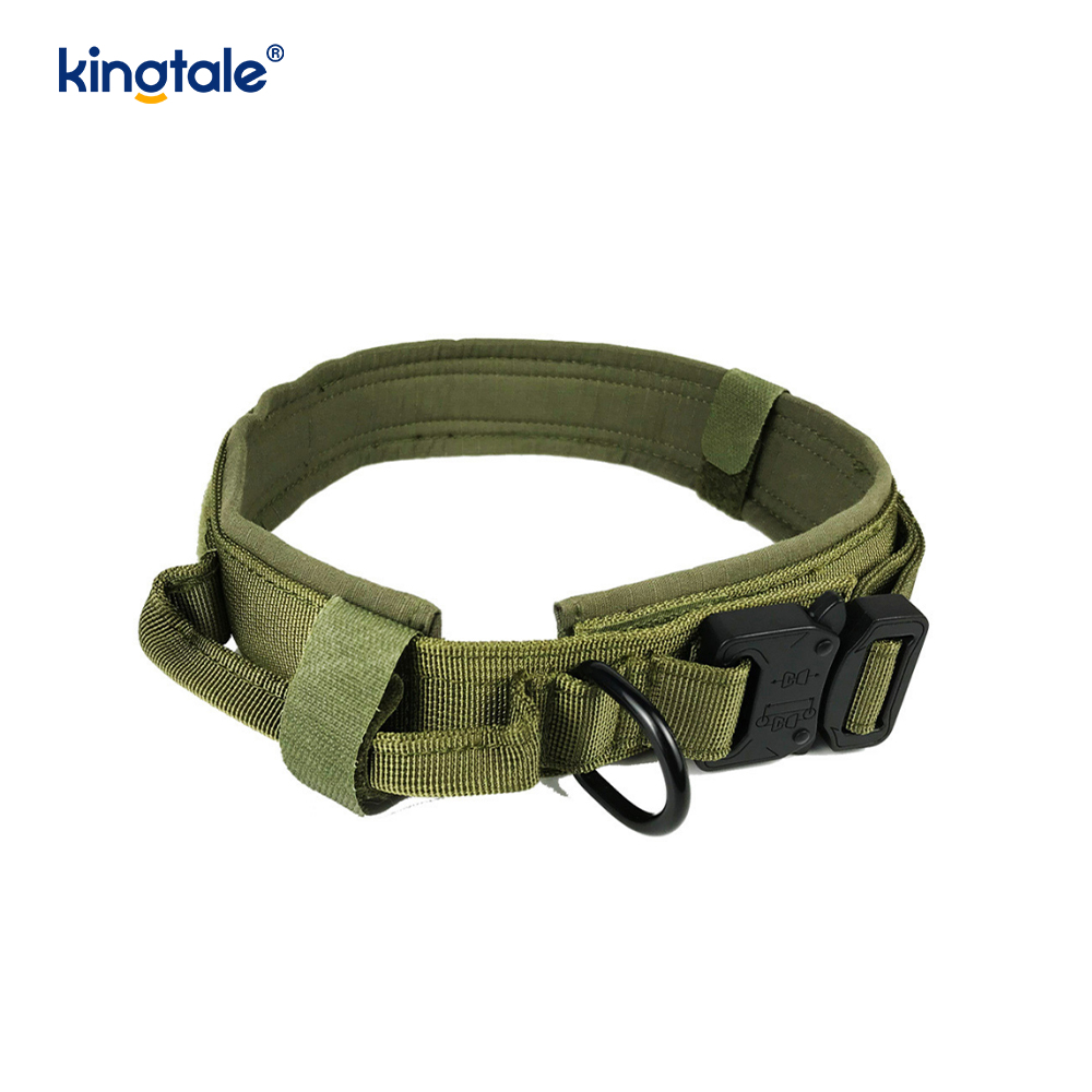 Hondenhalsband met metalen gesp, zware halsband, zwaar uitgevoerd