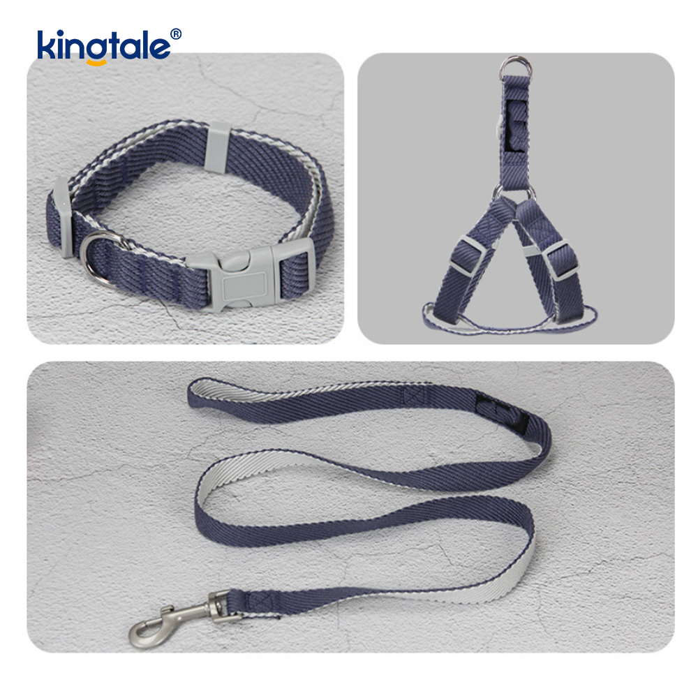 Gepersonaliseerde OEM/ODM printpatroon hondenharnas halsbandset