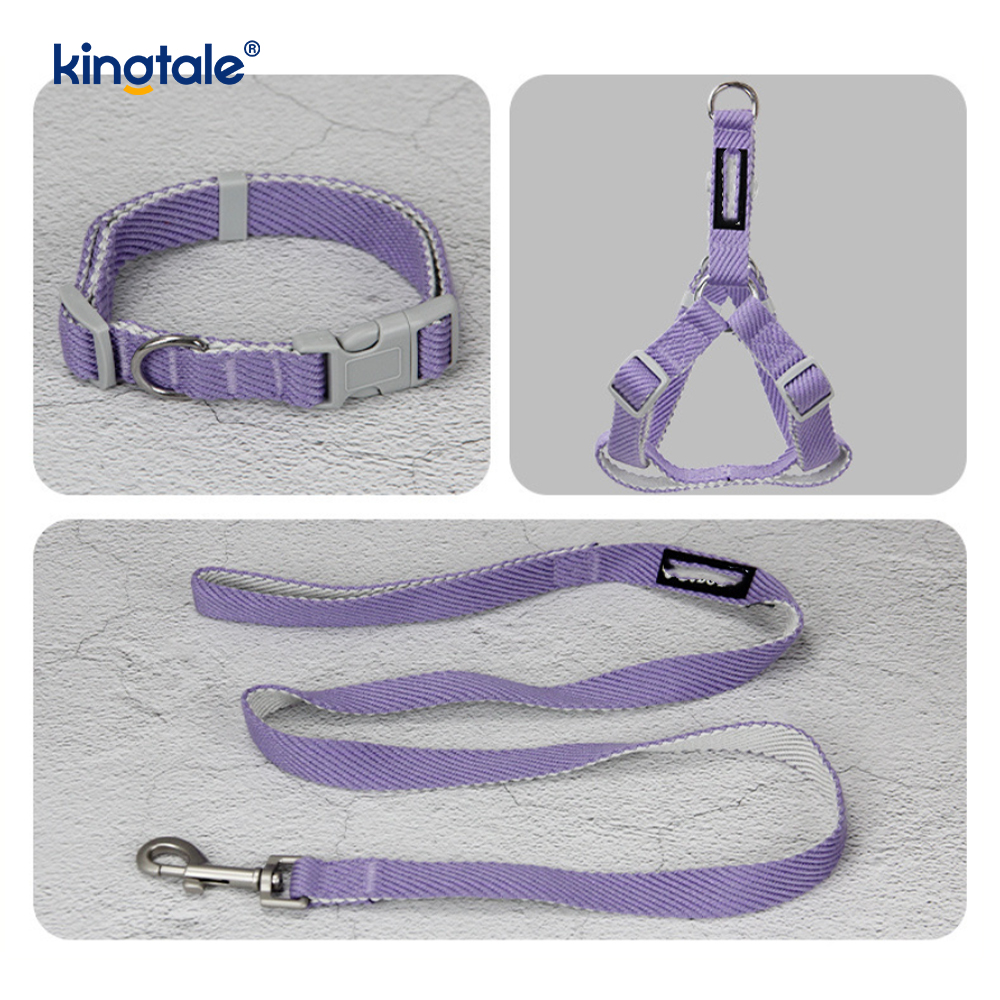Gepersonaliseerde OEM/ODM printpatroon hondenharnas halsbandset