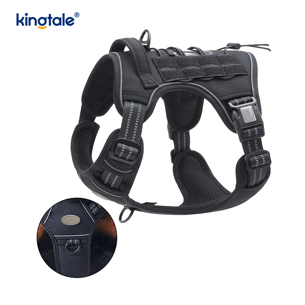 Stevig, geen trekkoord, nylon, zware hondenriem, vest, trainingsharnassen, borst