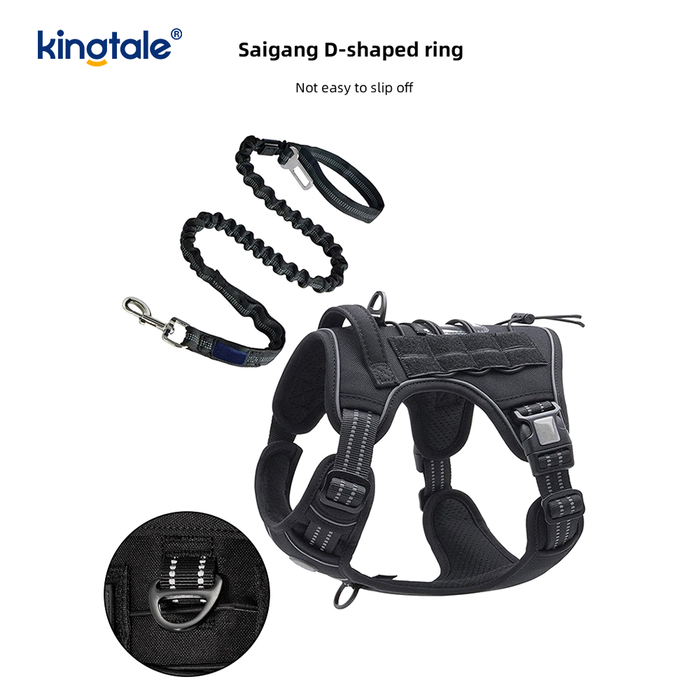 Stevig, geen trekkoord, nylon, zware hondenriem, vest, trainingsharnassen, borst