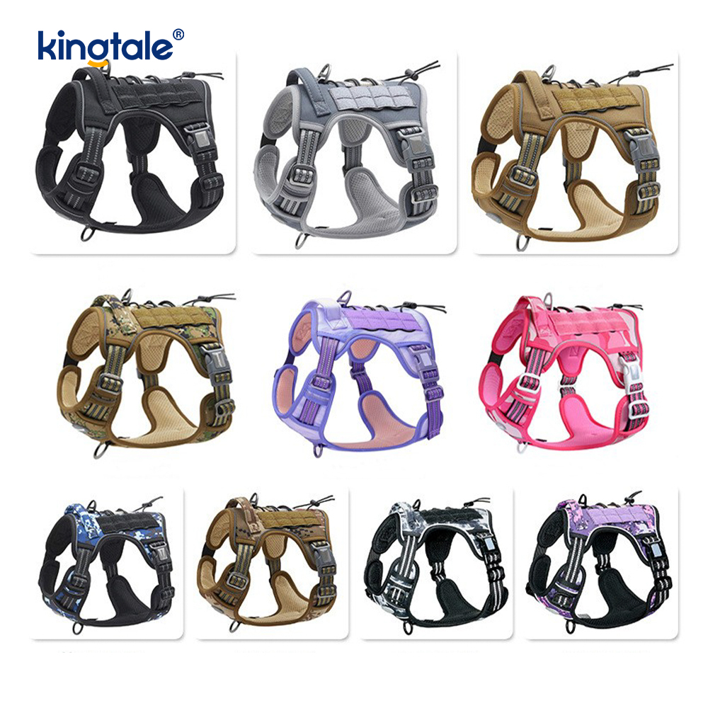 Stevig, geen trekkoord, nylon, zware hondenriem, vest, trainingsharnassen, borst