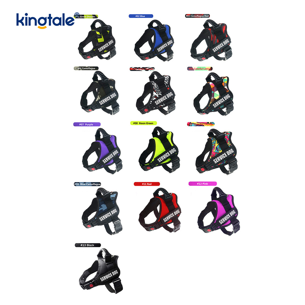 Geen trek-reflecterend designer hondenharnas Stevige nylon touw hondenriem