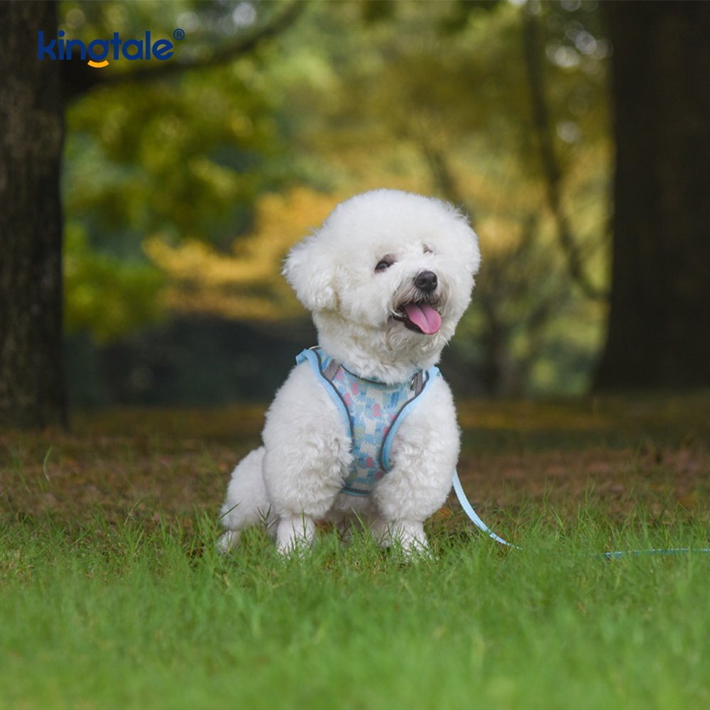 Vest-stijl mode gewatteerde huisdier harnas hond reflecterende anti-shock riem