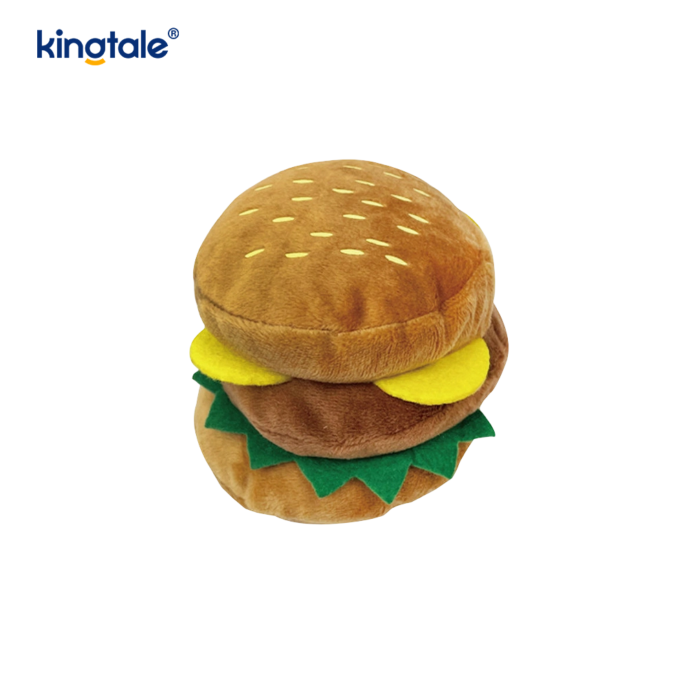 Voedsel Screaming Toy Hamburger, frietjes, kippenpoot voor kat en hond