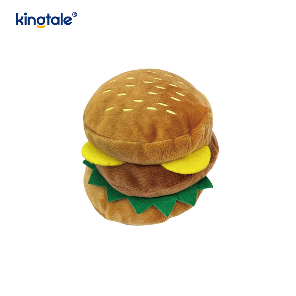Voedsel Screaming Toy Hamburger, frietjes, kippenpoot voor kat en hond
