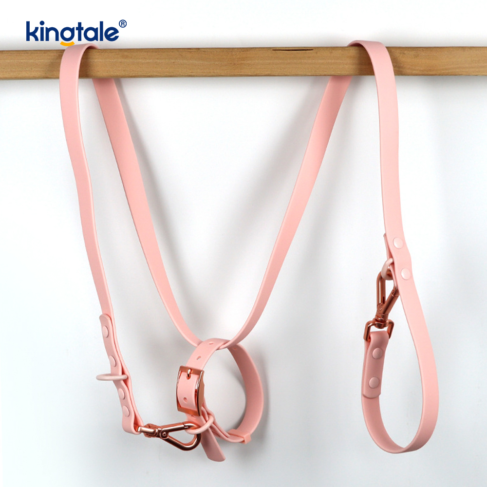 PVC-gecoate waterdichte, slijtvaste hondenhalsband
