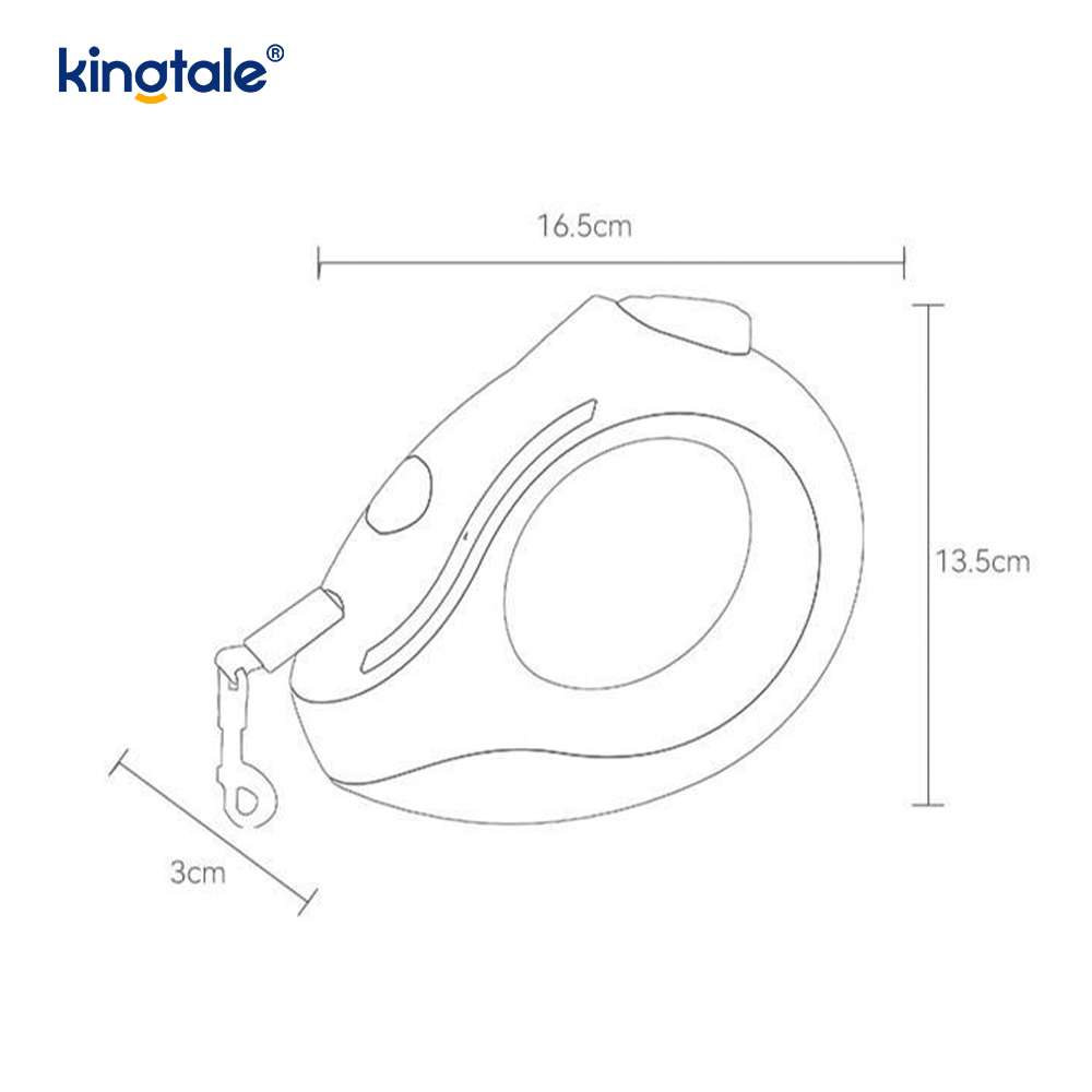 Eén knop Break & Lock Heavy Duty, geen verwarring, intrekbare hondenriem Hondenwandelriem voor huisdieren