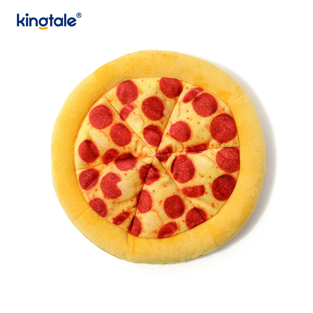 Leuk piepend kauwspeelgoed voor huisdieren - Pizza & Donut