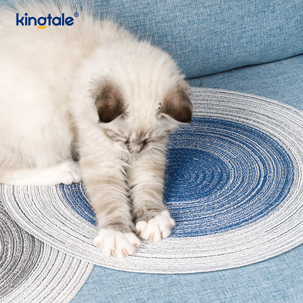 Natuurlijke Sisal Kattenkrabmat Horizontale Kattenvloer Krabmat Tapijt