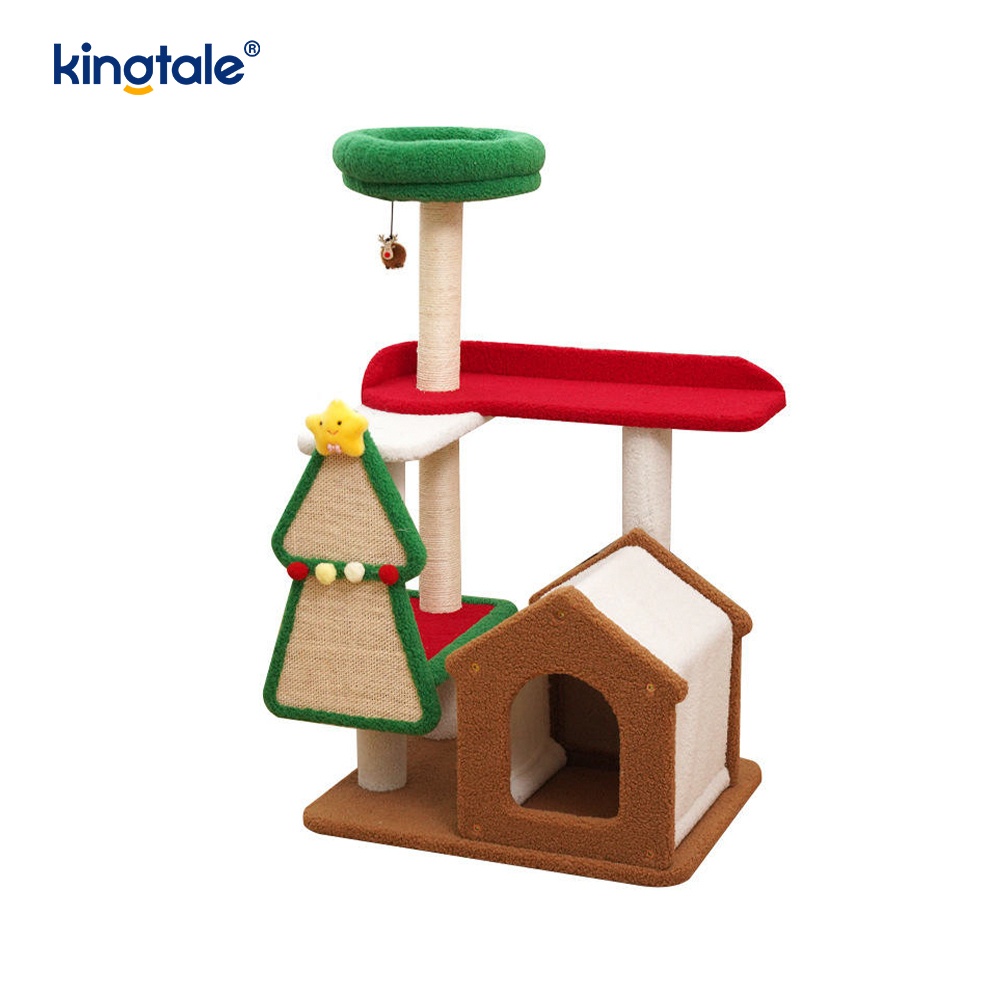 Kerstserie op maat duurzame kattenkrasplaar belegeringstorenappartement