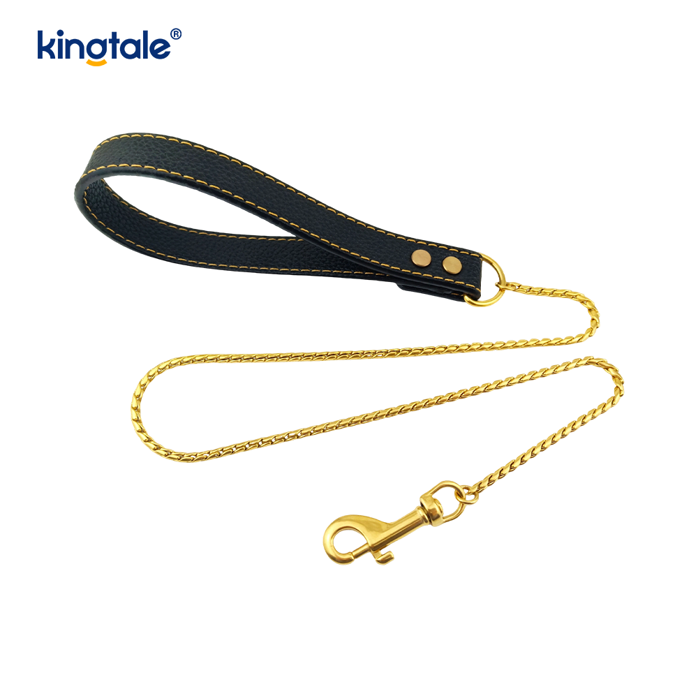 Zware ketting hondenriem Metaal veelkleurige hondenloopketting