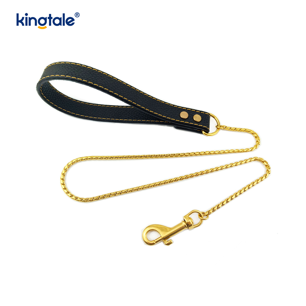 Zware ketting hondenriem Metaal veelkleurige hondenloopketting