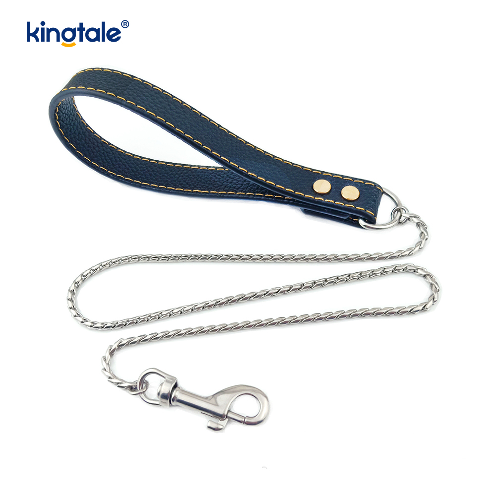 Zware ketting hondenriem Metaal veelkleurige hondenloopketting