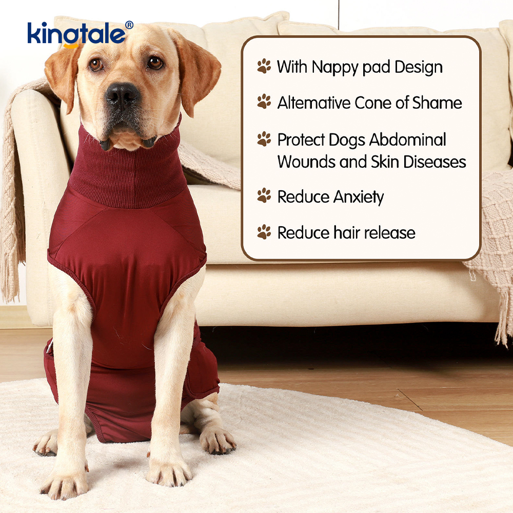 Herstelpak voor honden Buikwond Chirurgische kleding voor puppy's Postoperatief vest